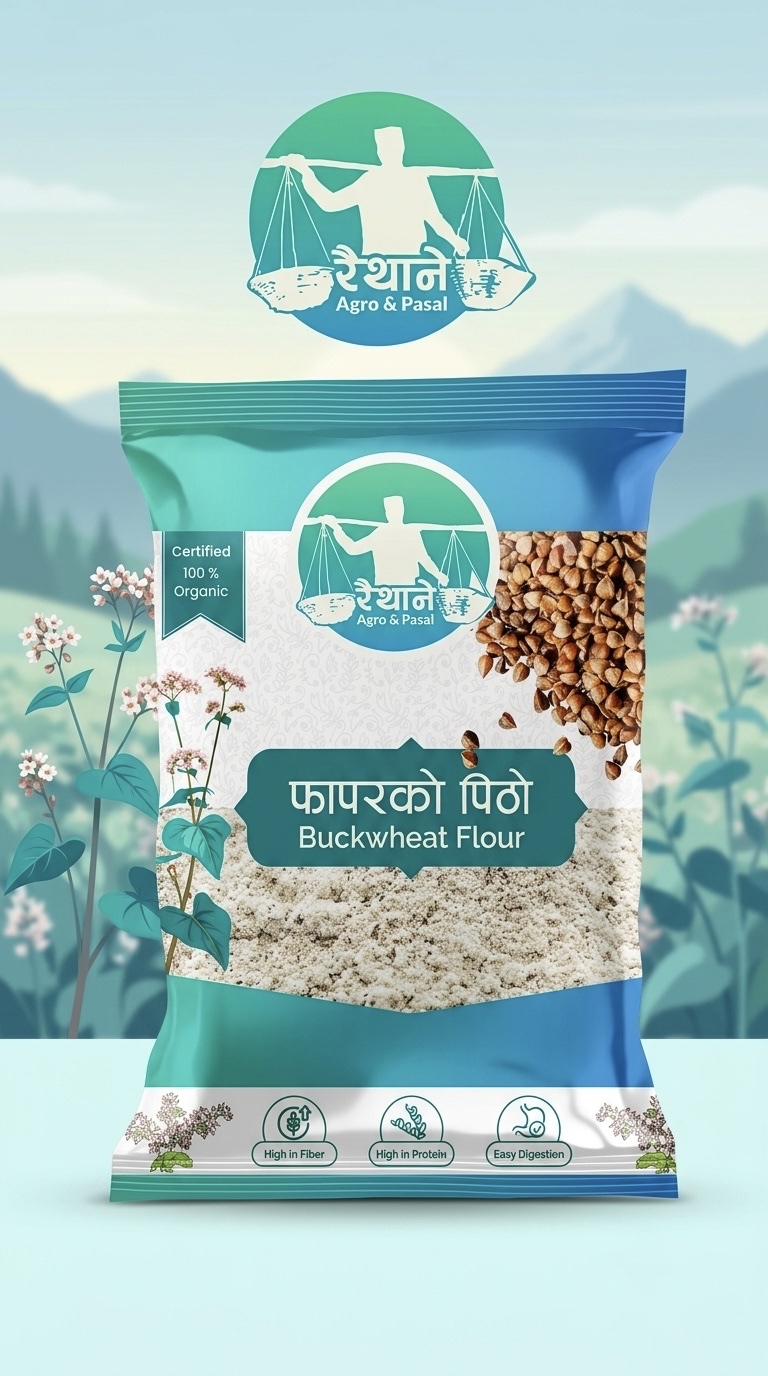 Raithane Buckwheat Flour package