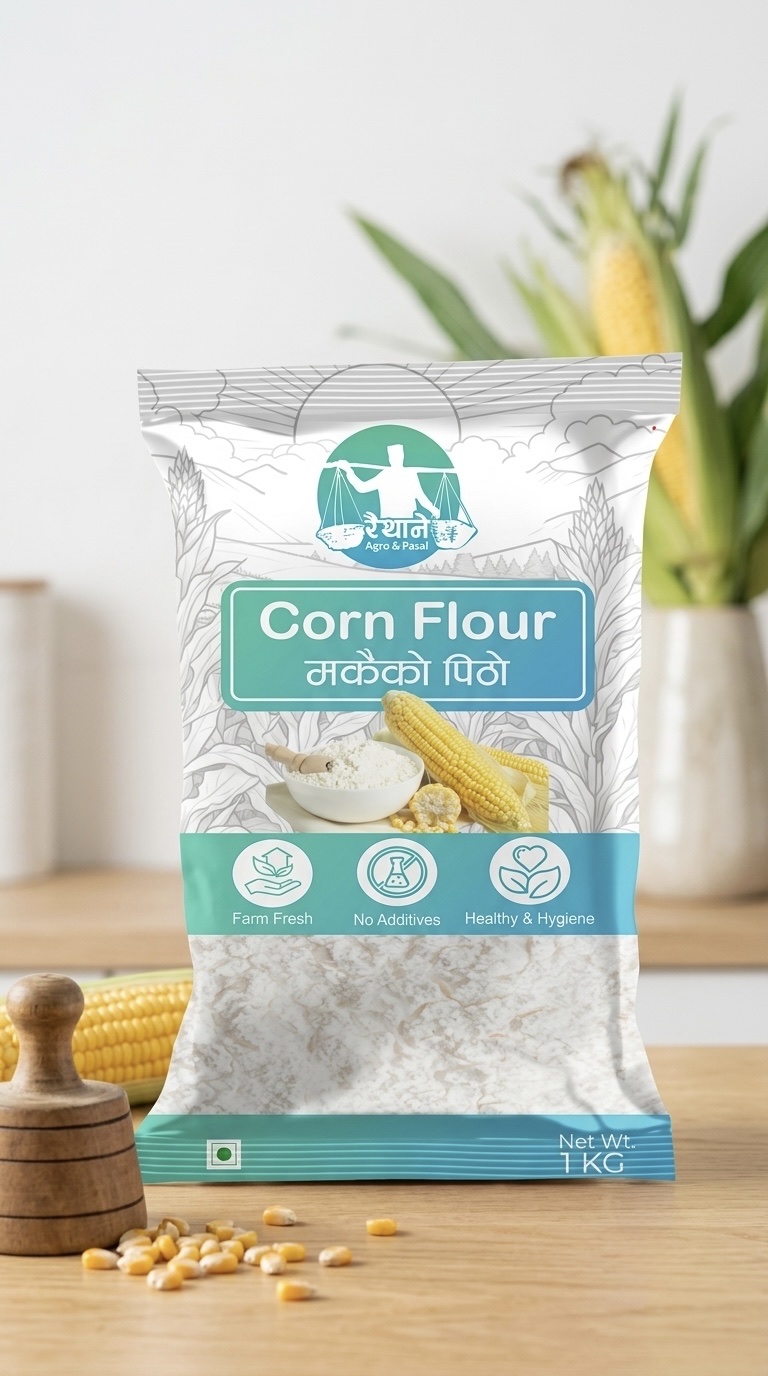 Raithane Corn Flour package