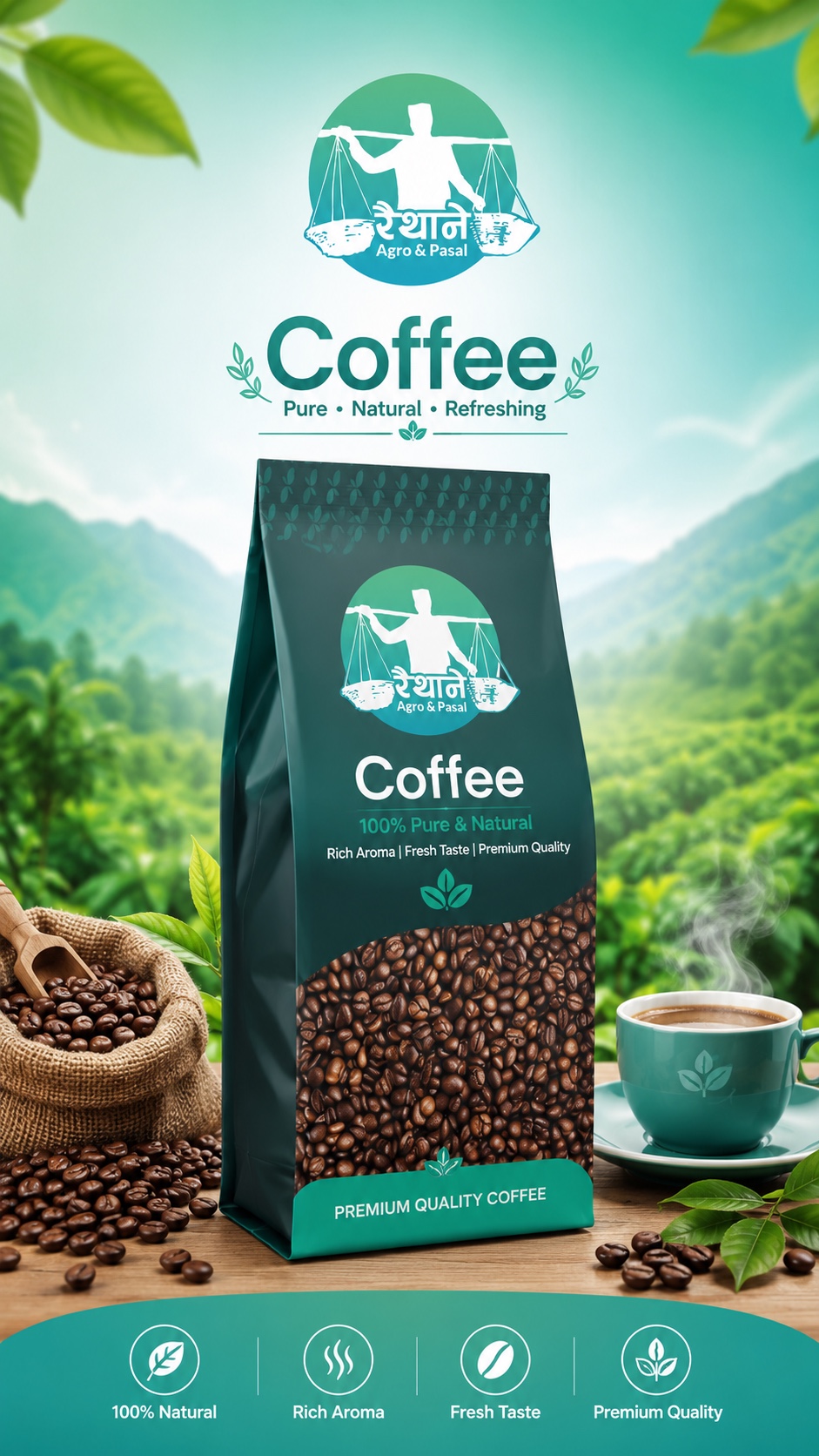 Raithane Premium Coffee package