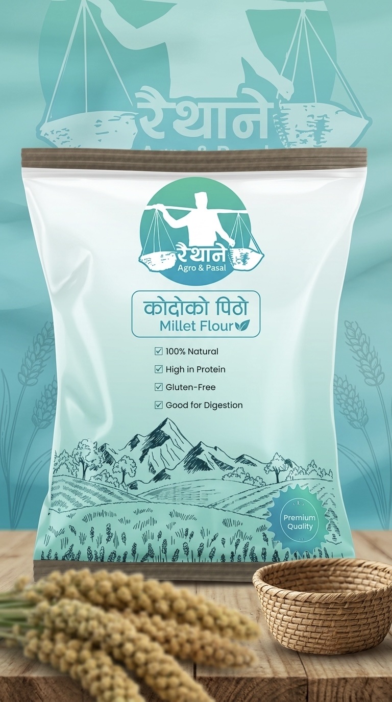 Raithane Millet Flour package